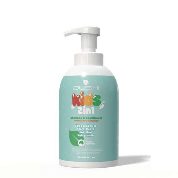 Kids 2 in 1 Shampoo & Conditioner 250ml - Dushi Australia